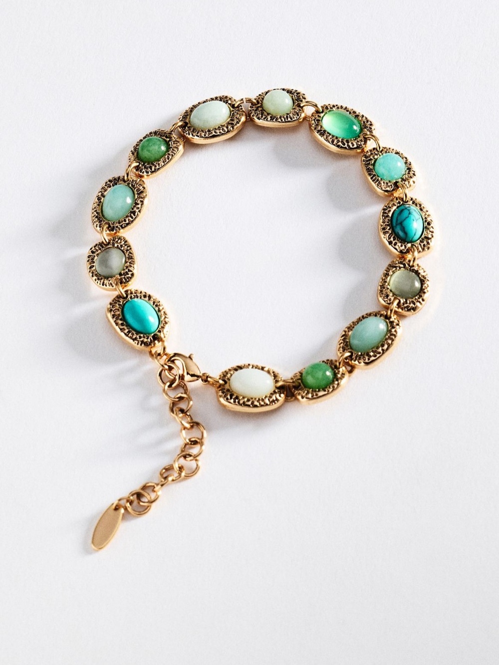 NWT Anthropology statement stone bracelet